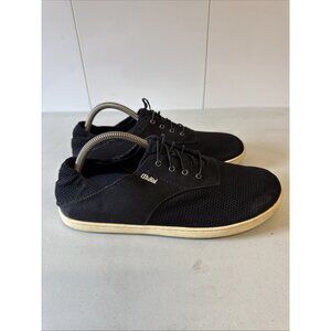 Olukai Nohea Moku Men’s Size 9.5 Black Mesh Comfort Sneaker Shoes